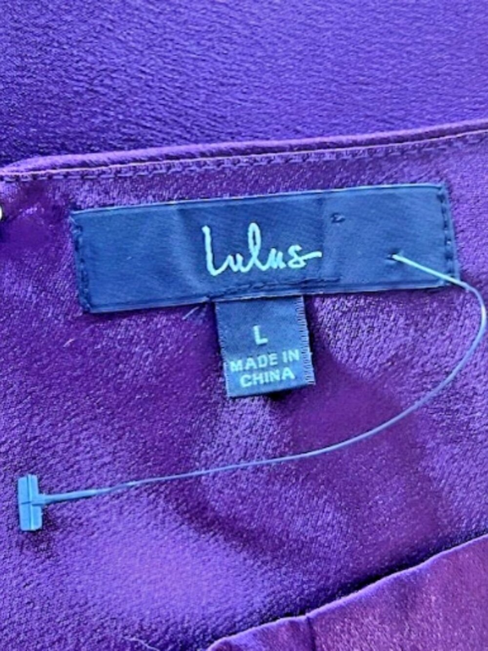 Lulus “Made With Love” Satin Gown – Style A0293 – Size L - Picture 5 of 5